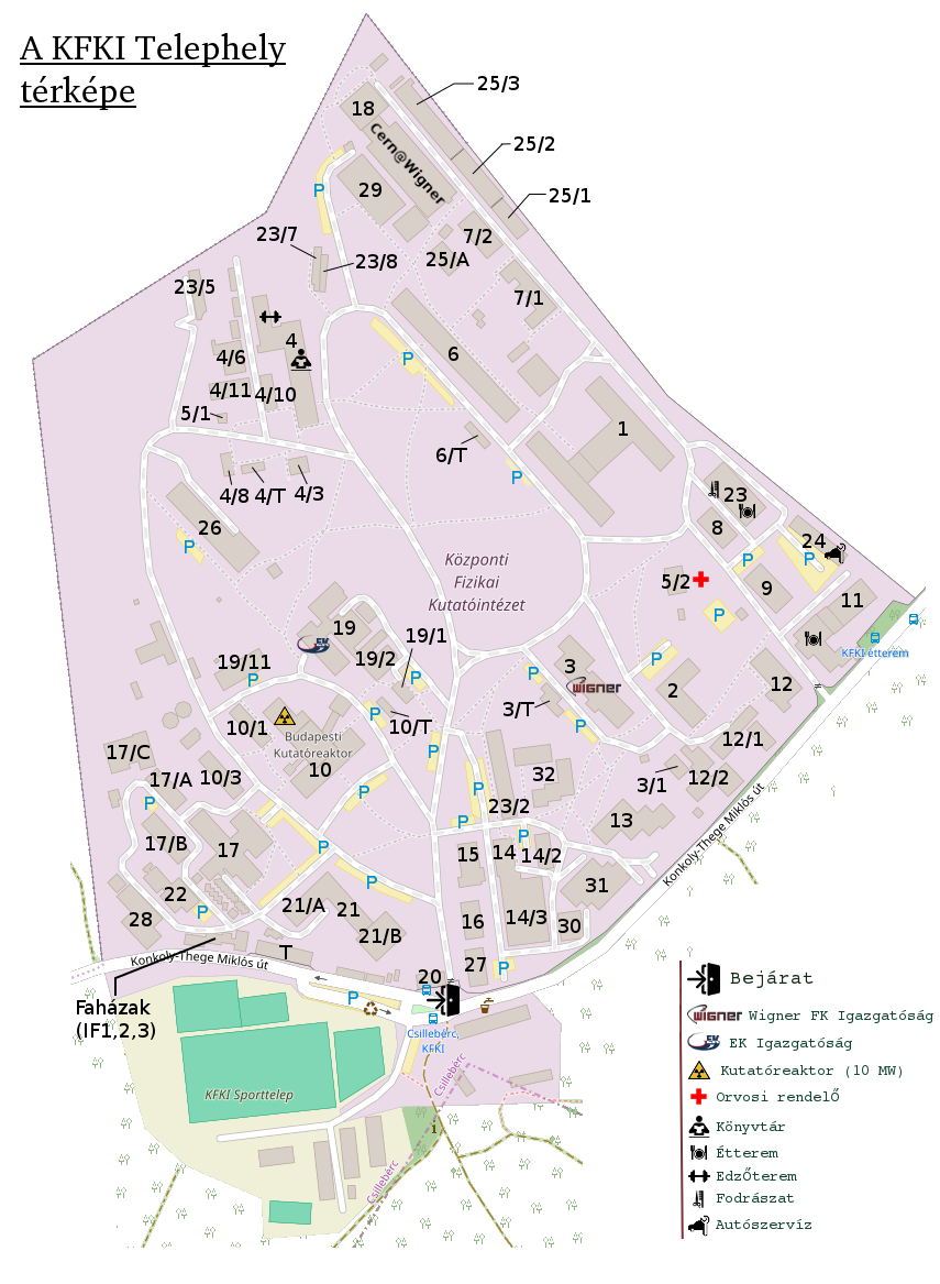 kfki térkép Elérhetőség | MTA Csillebérc kfki térkép